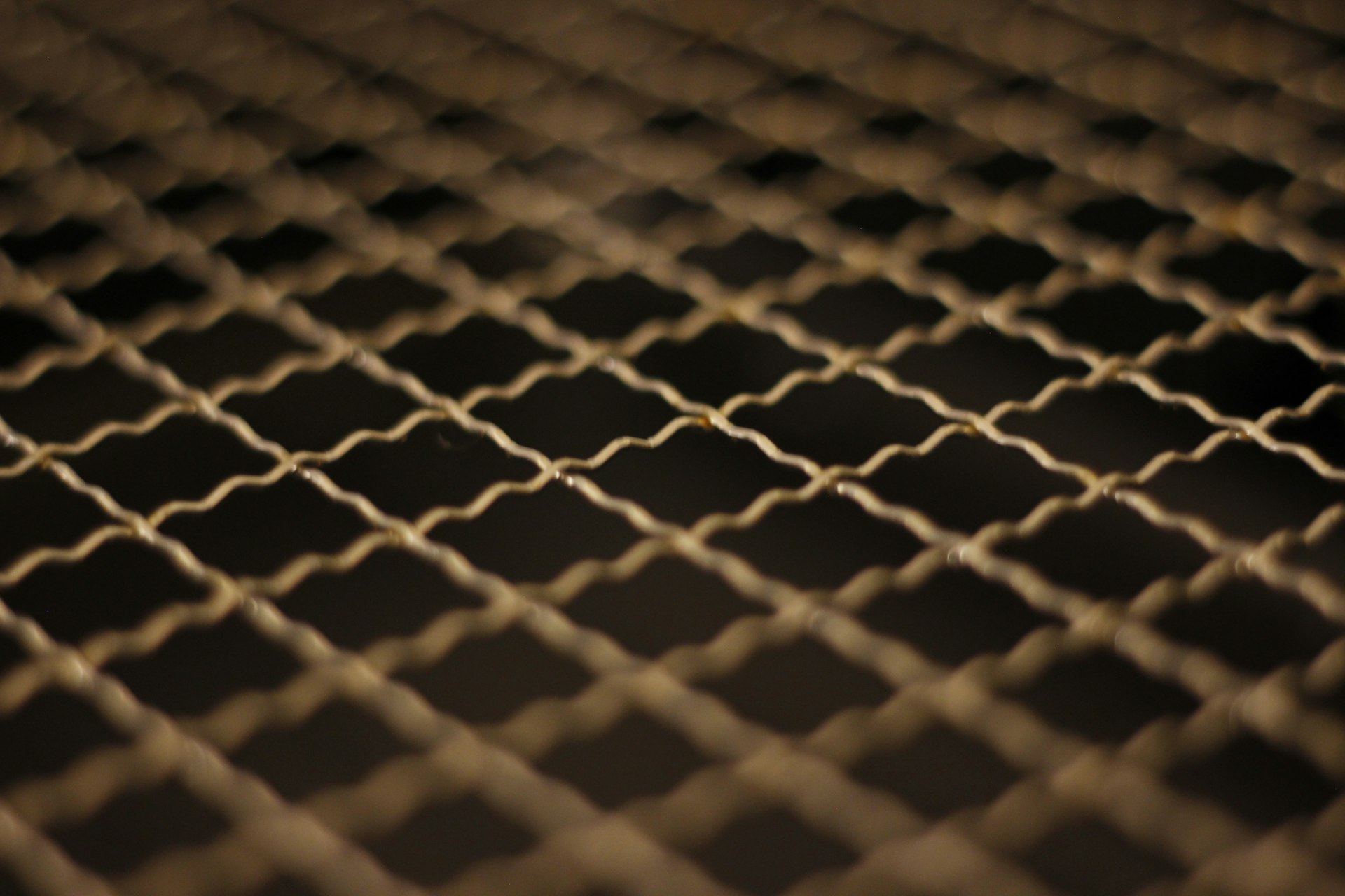 A close up view of a metal grate